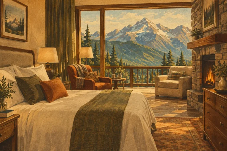 Elegant Suite Features List for a Mountain Escape